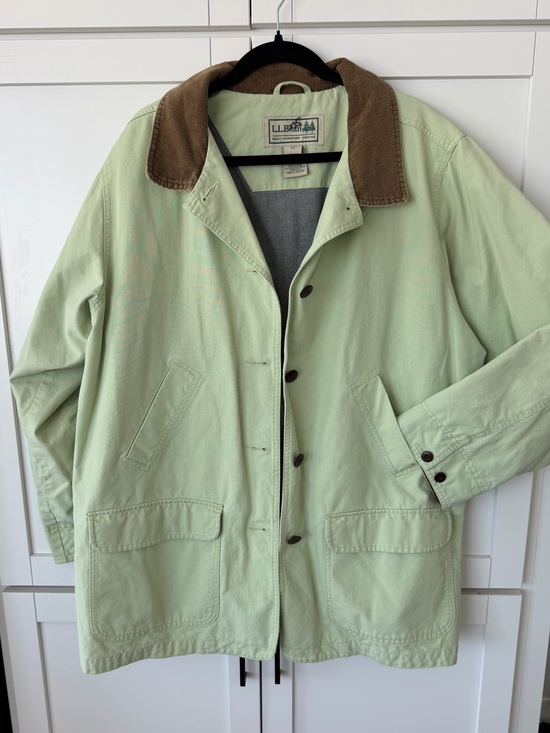 L.L. Bean Jackets & Blazers - Vintage LL Bean Pistachio Green Chore Jacket